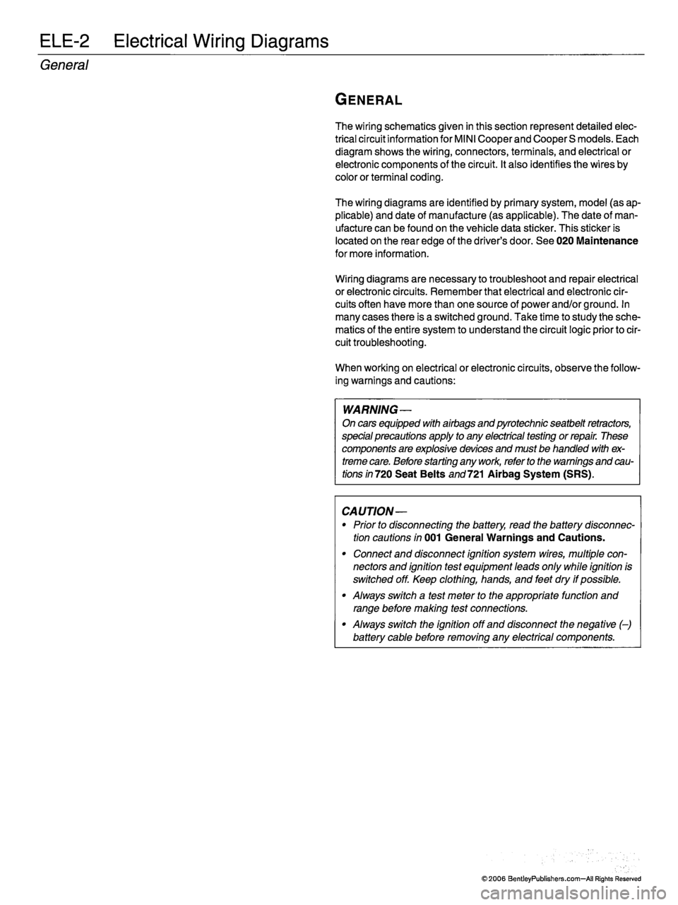 MINI COOPER 2002 Service Repair Manual MINI COOPER 2002 Service Repair Manual