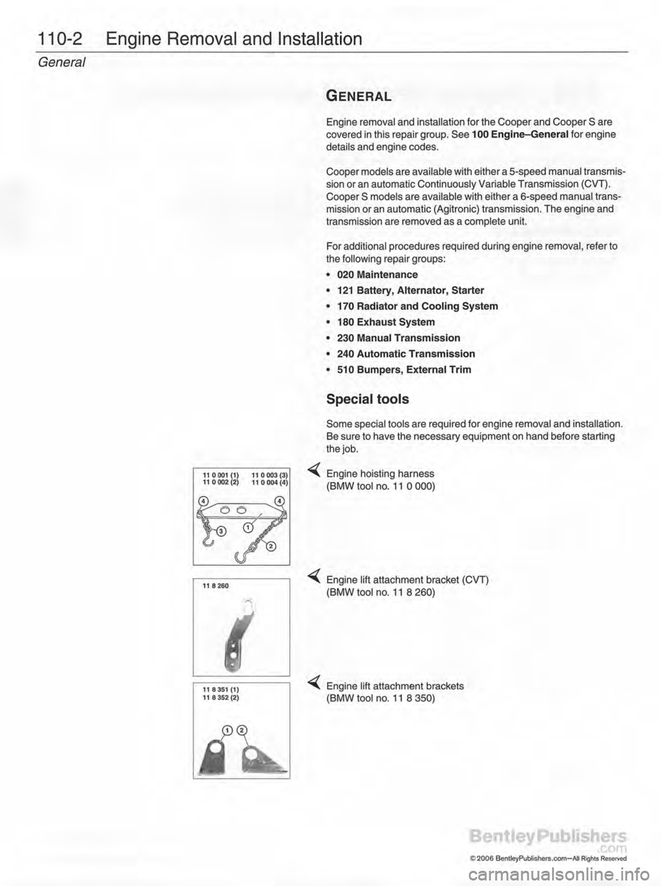 MINI COOPER 2002  Service Manual PDF 