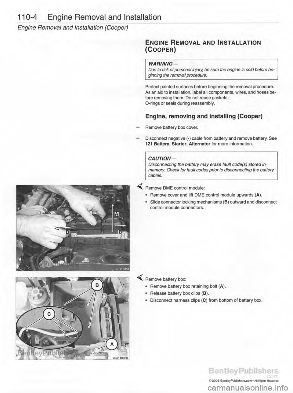 MINI COOPER 2002  Service Manual PDF 