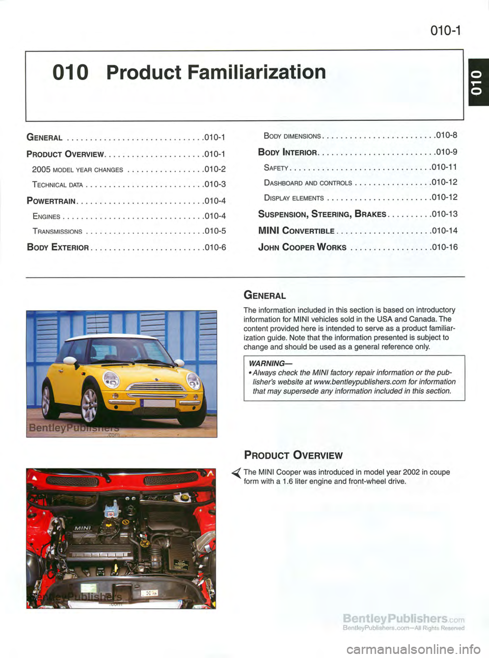 MINI COOPER 2002  Service Repair Manual 