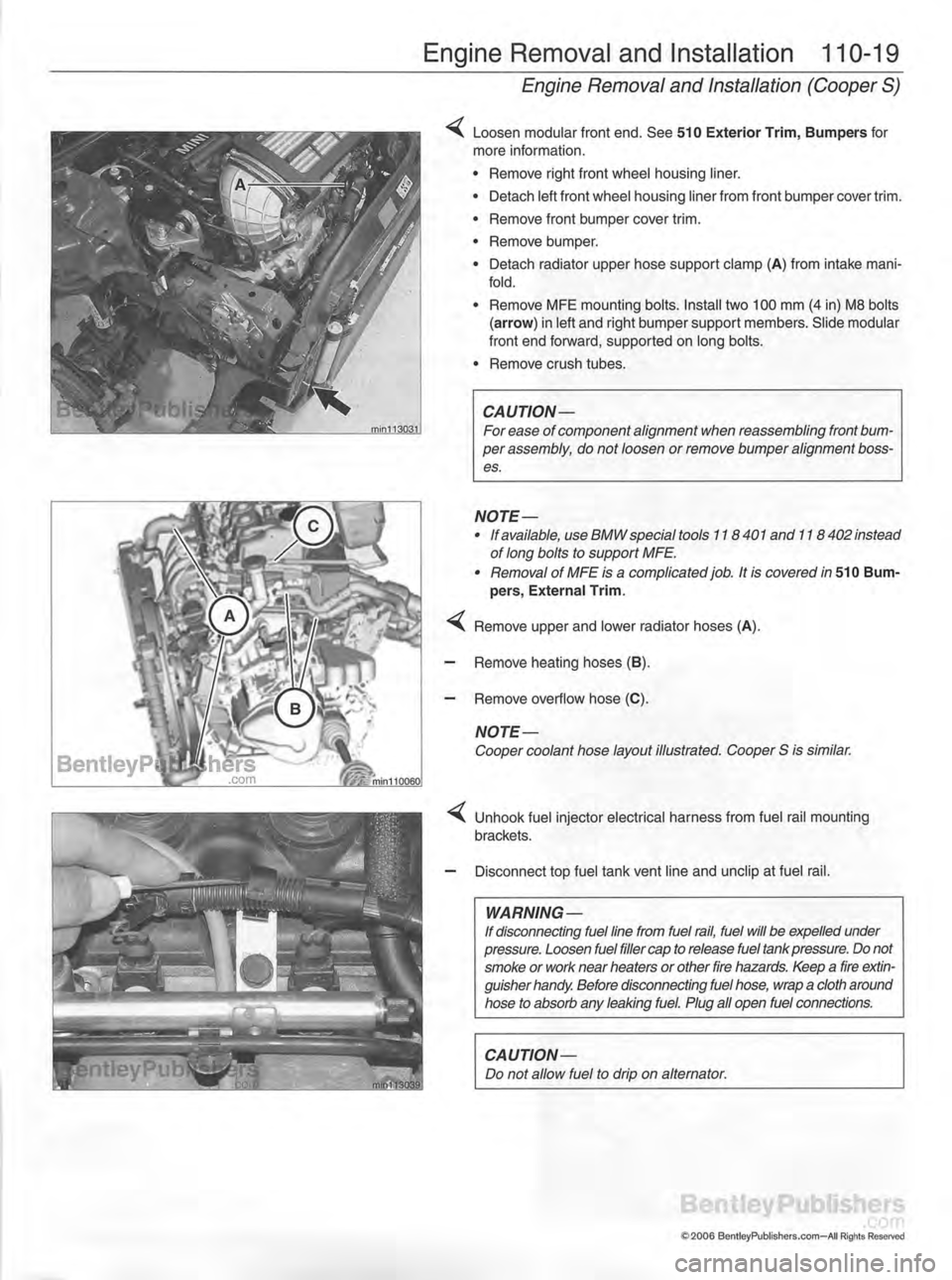 MINI COOPER 2002 Service Owners Manual MINI COOPER 2002 Service Owners Manual