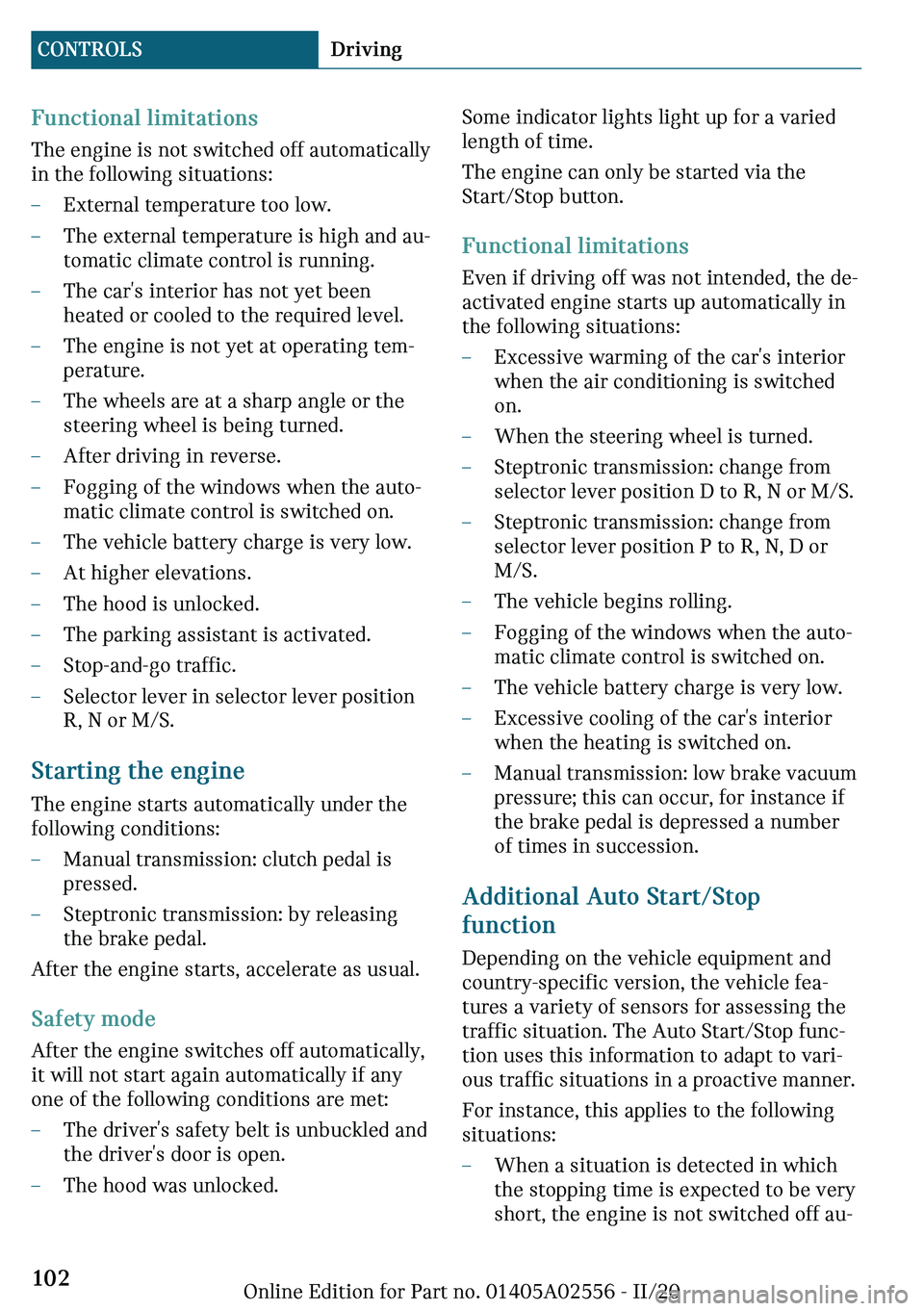 MINI CLUBMAN 2021  Owners Manual �F�