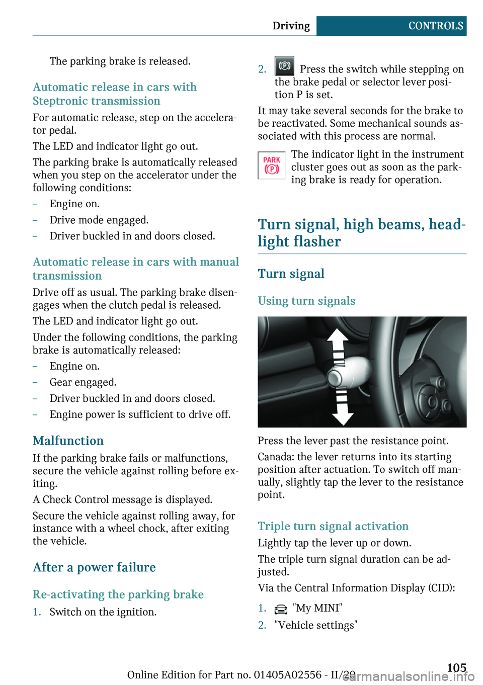 MINI CLUBMAN 2021  Owners Manual �m�