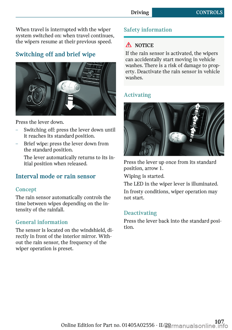 MINI CLUBMAN 2021  Owners Manual �W�