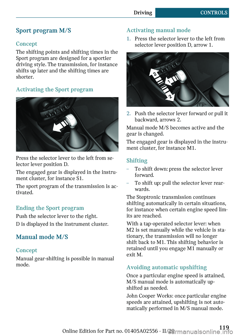 MINI CLUBMAN 2021  Owners Manual �d�