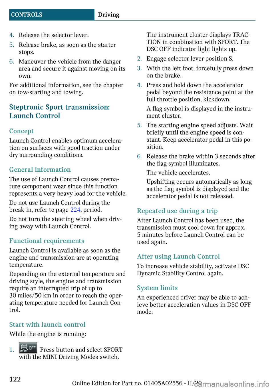 MINI CLUBMAN 2021  Owners Manual c�`�
