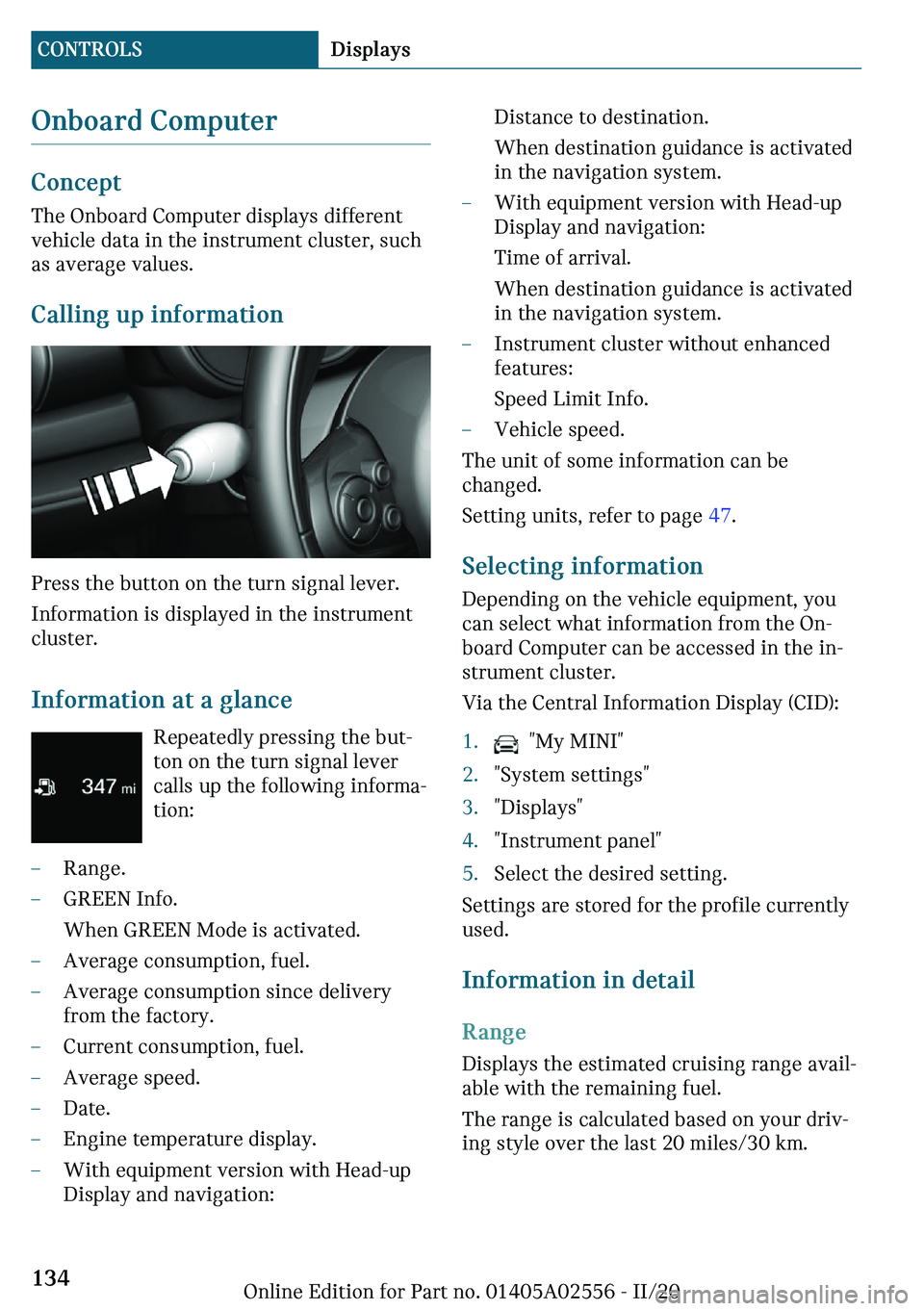 MINI CLUBMAN 2021  Owners Manual �O�n�b�