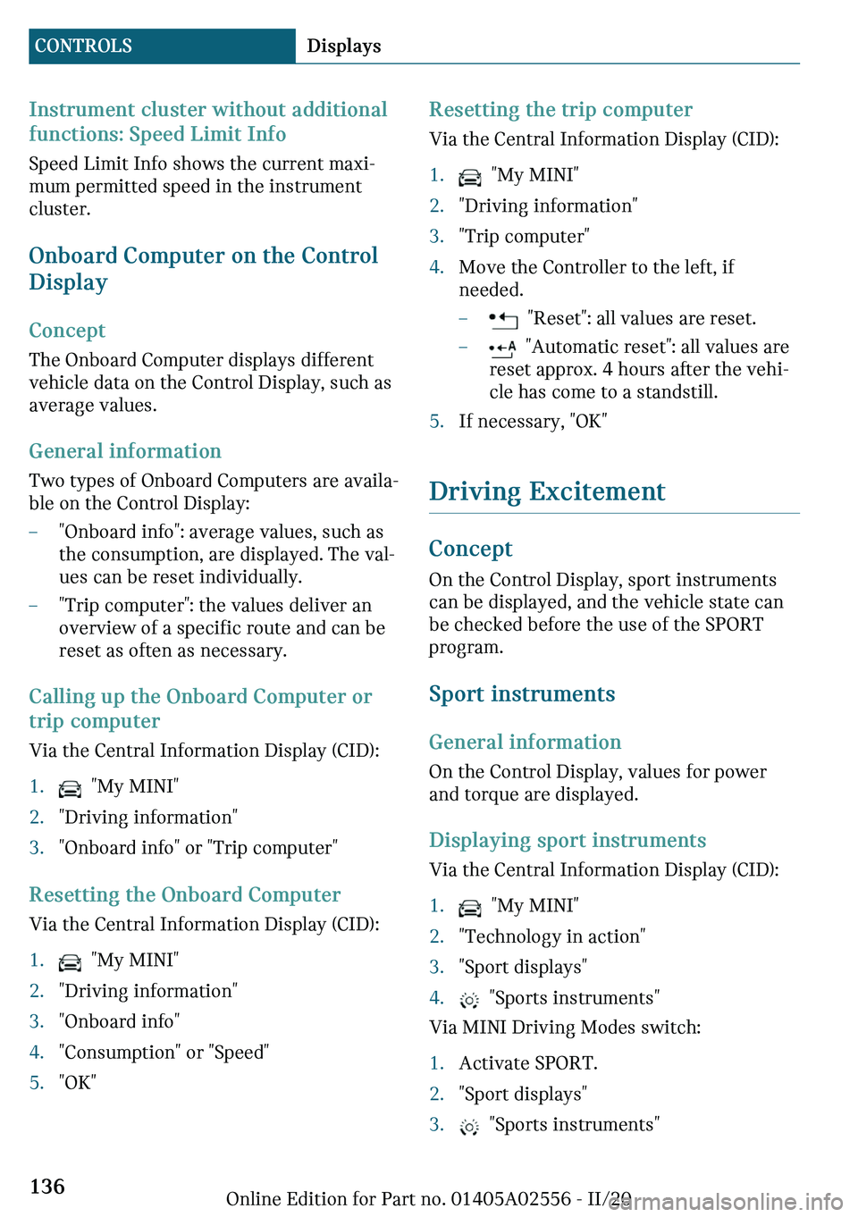 MINI CLUBMAN 2021  Owners Manual �-�n�