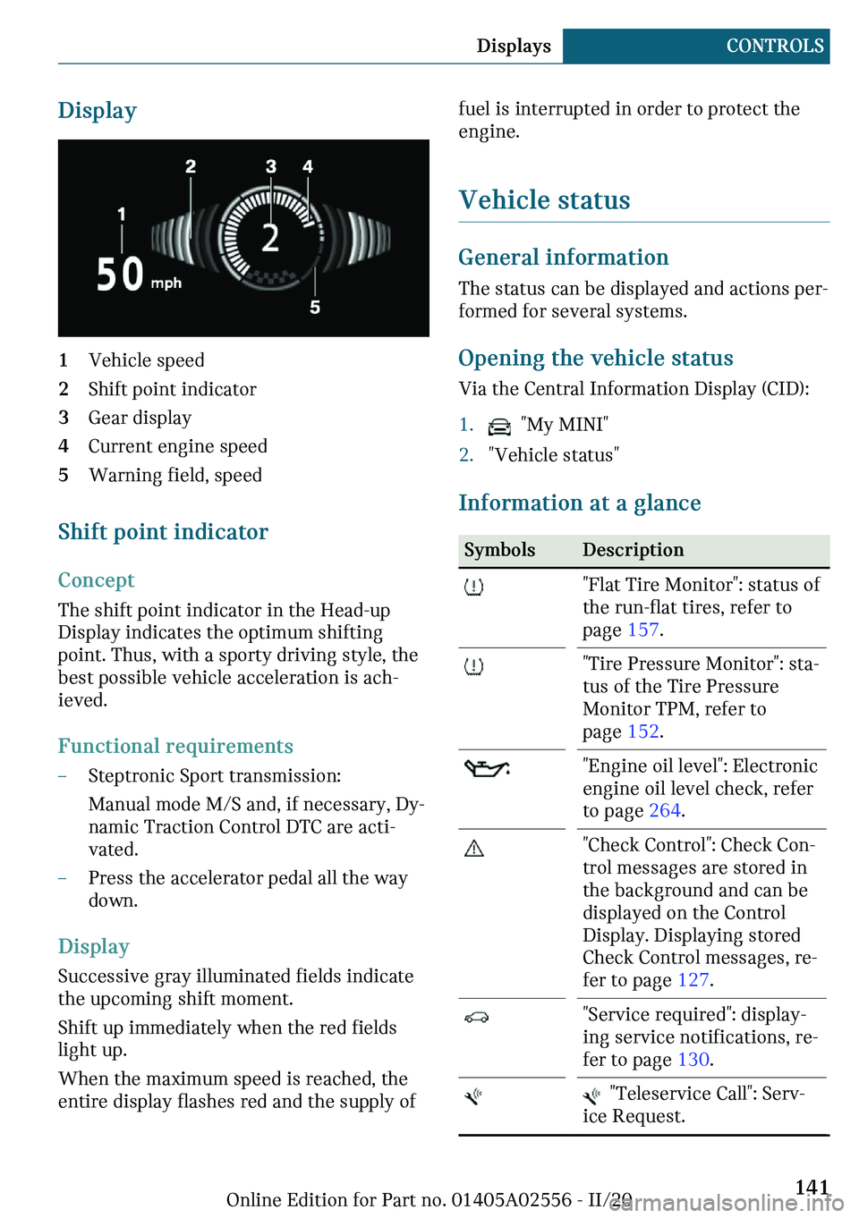 MINI CLUBMAN 2021  Owners Manual ��