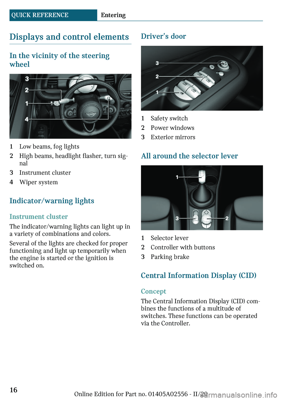 MINI CLUBMAN 2021 User Guide ��