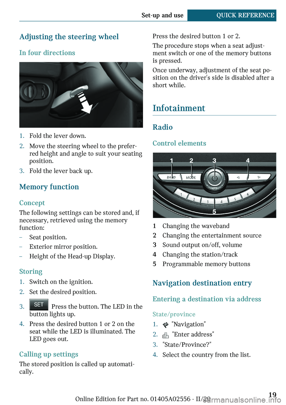 MINI CLUBMAN 2021 User Guide ��