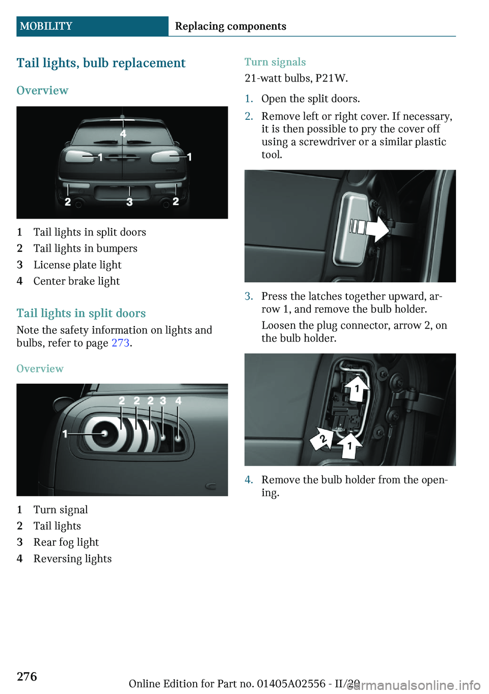 MINI CLUBMAN 2021  Owners Manual �m�