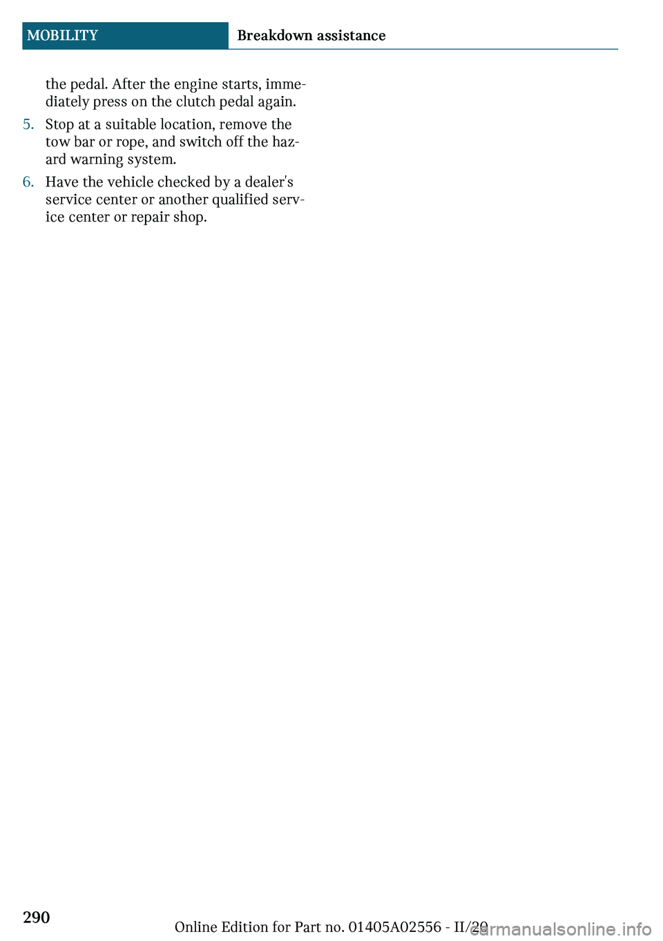 MINI CLUBMAN 2021  Owners Manual �