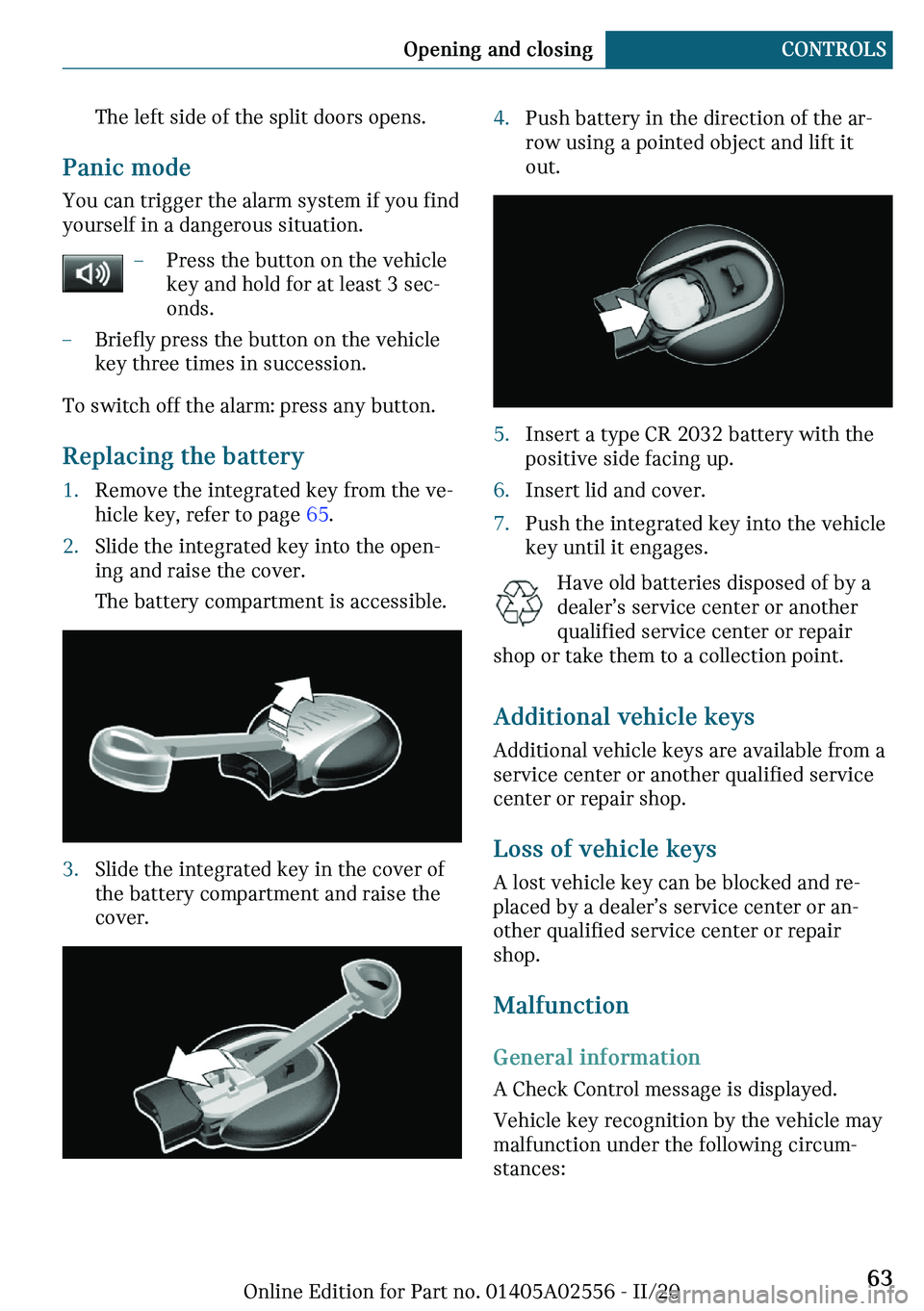 MINI CLUBMAN 2021 Repair Manual �m�