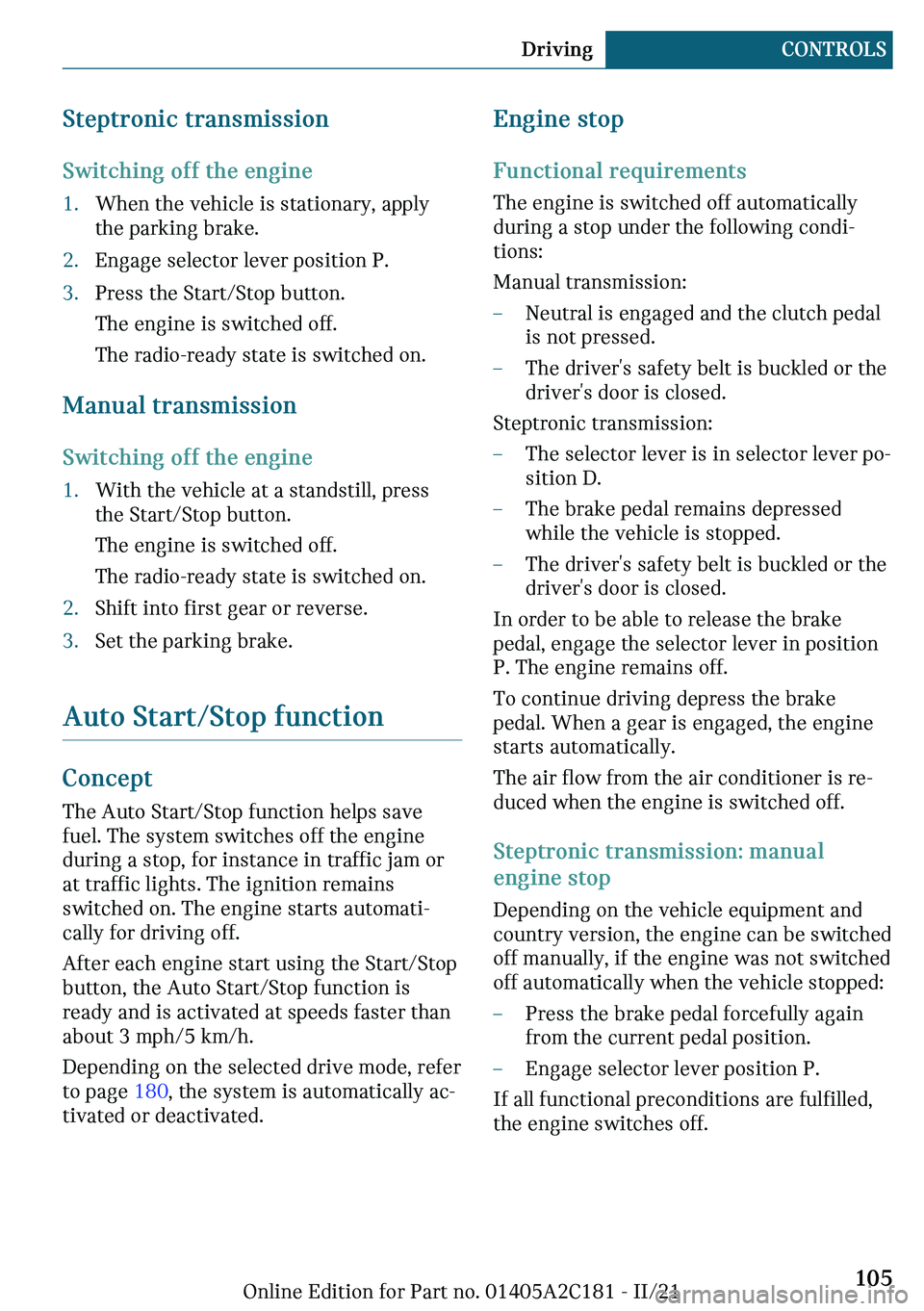 MINI CLUBMAN 2022  Owners Manual �d�