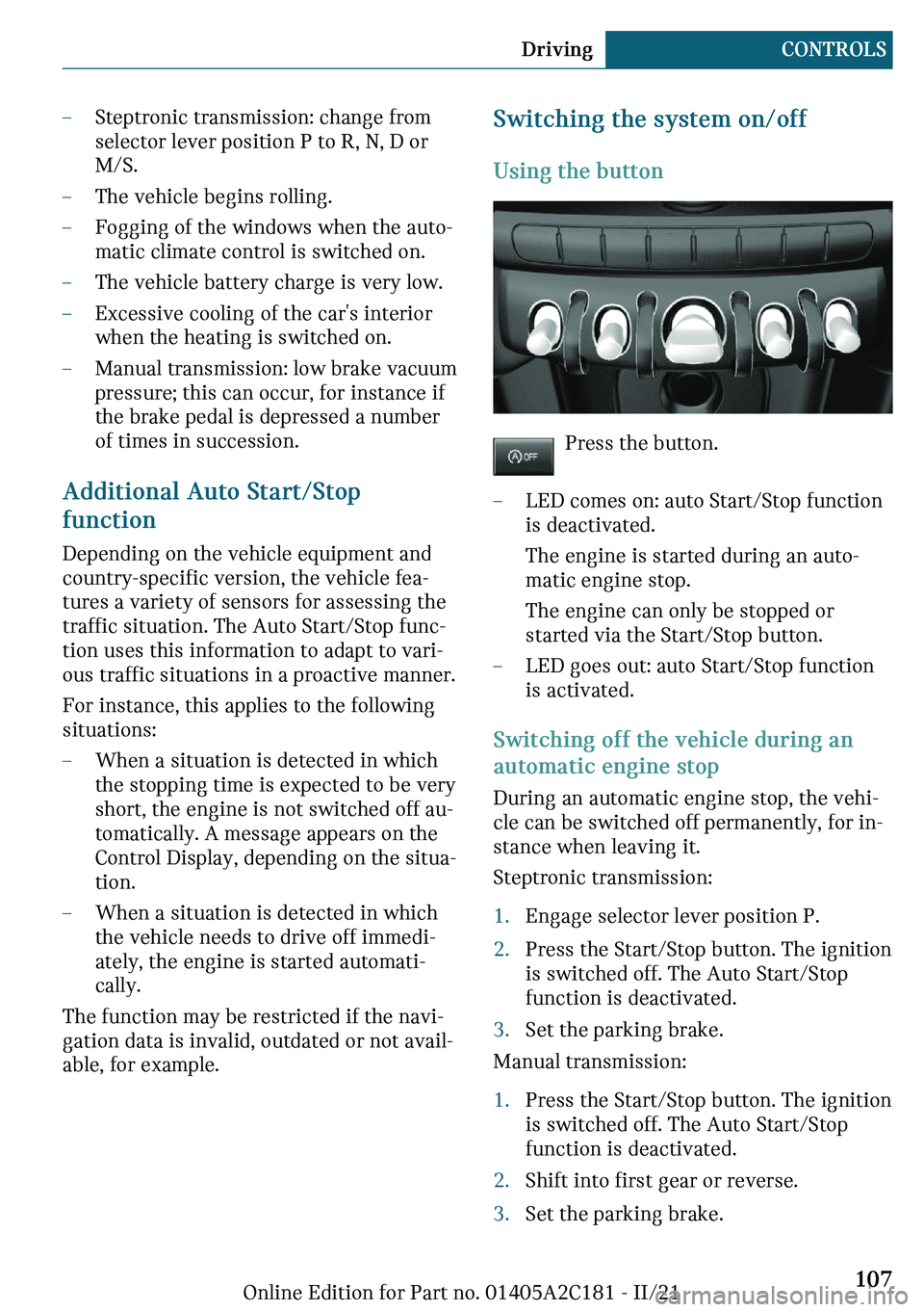 MINI CLUBMAN 2022  Owners Manual 