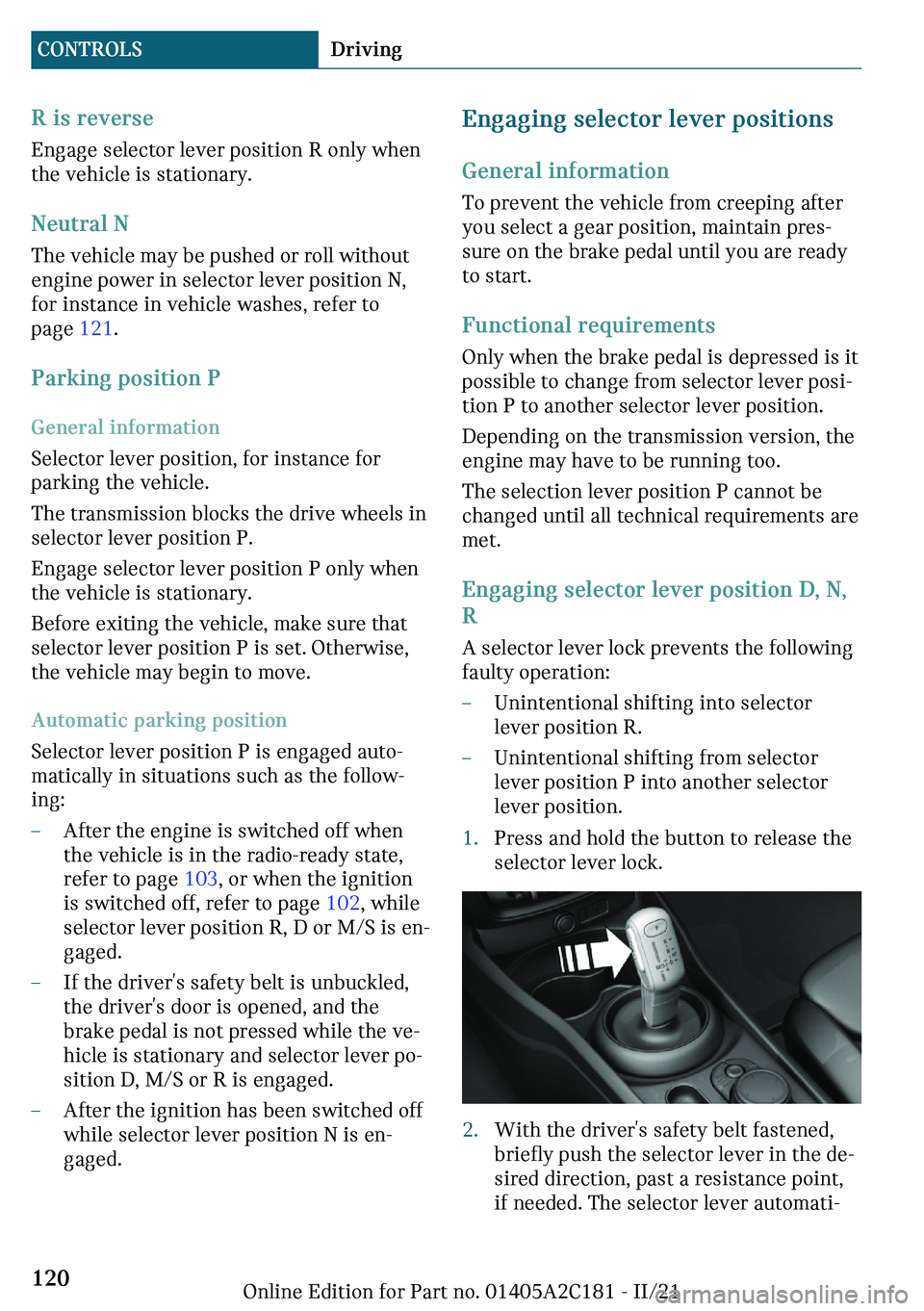 MINI CLUBMAN 2022  Owners Manual �`��