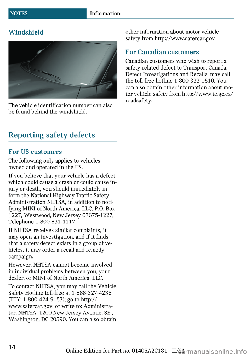 MINI CLUBMAN 2022 User Guide �W�