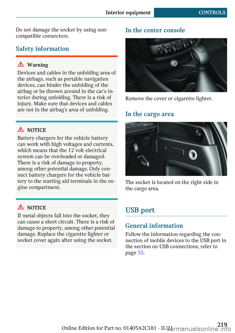 MINI CLUBMAN 2022  Owners Manual ��