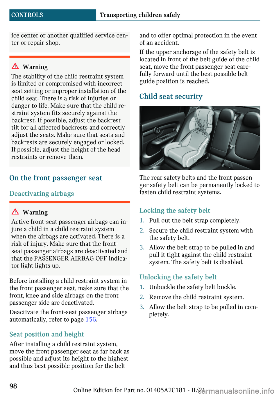 MINI CLUBMAN 2022  Owners Manual �