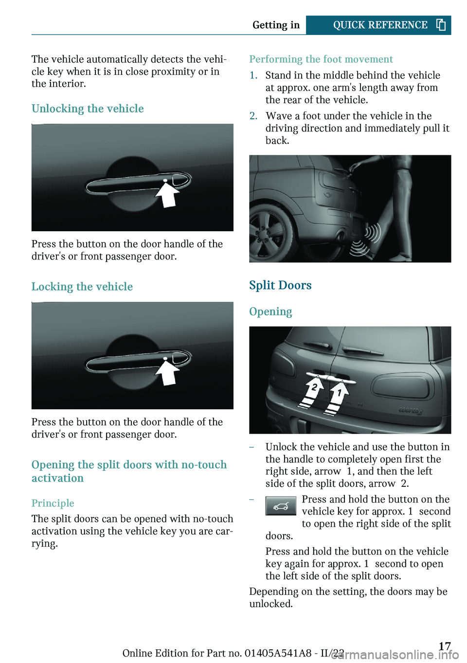 MINI CLUBMAN 2023 User Guide �m�