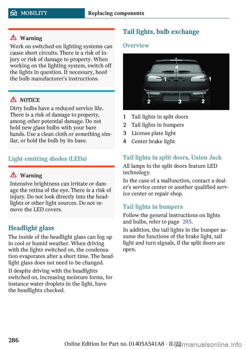 MINI CLUBMAN 2023  Owners Manual �W�