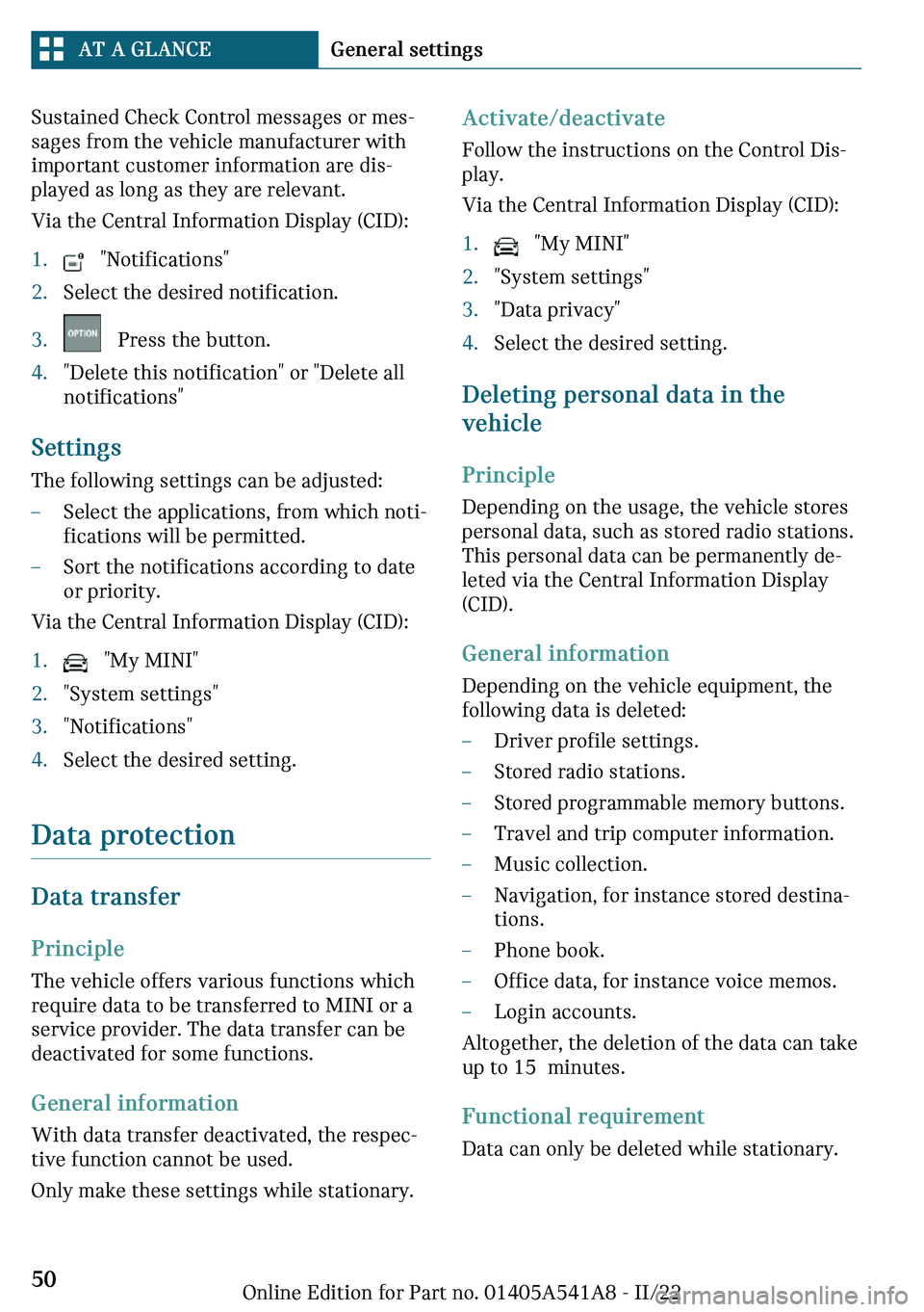 MINI CLUBMAN 2023 Service Manual �d�