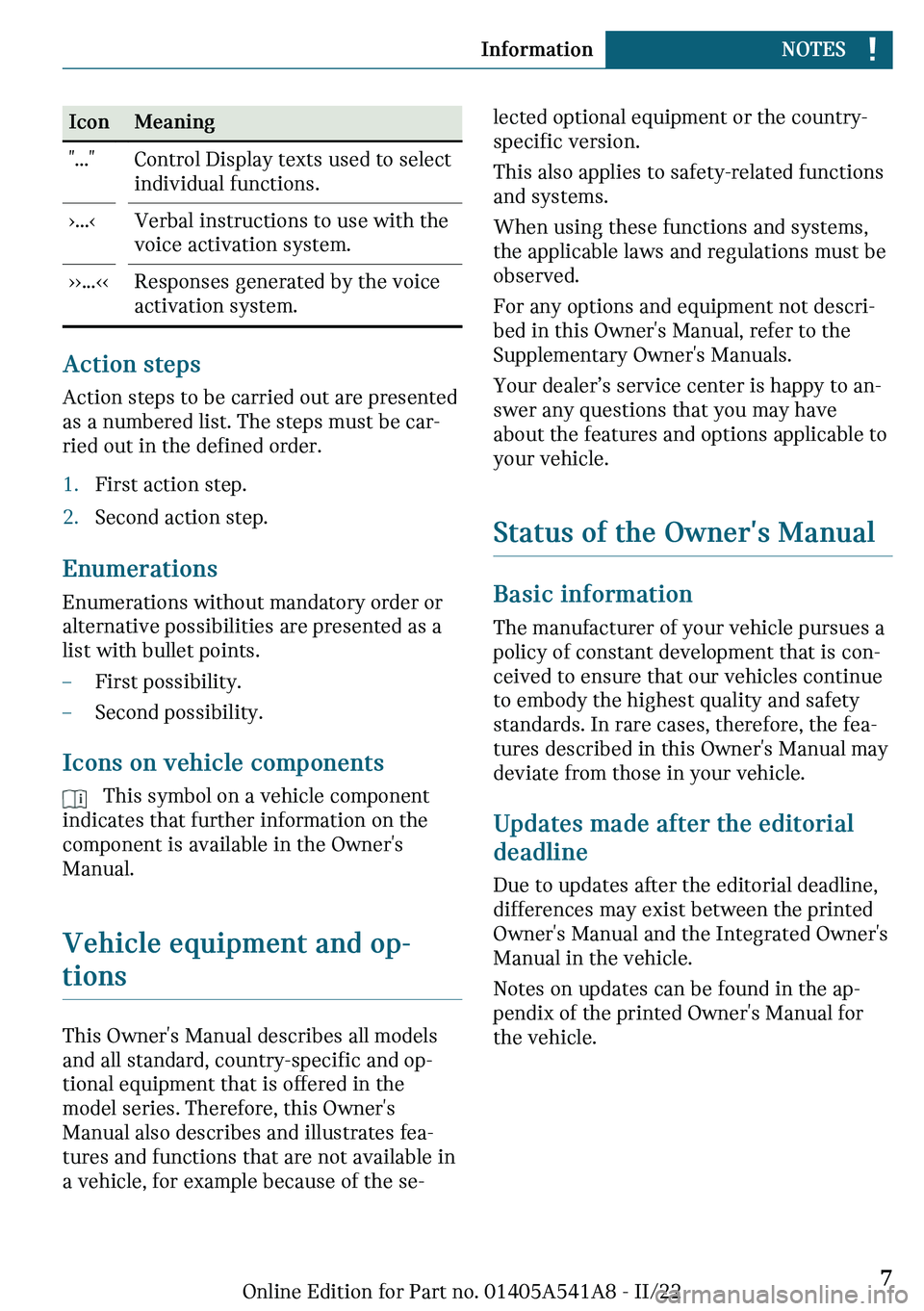 MINI CLUBMAN 2023  Owners Manual �-�c�