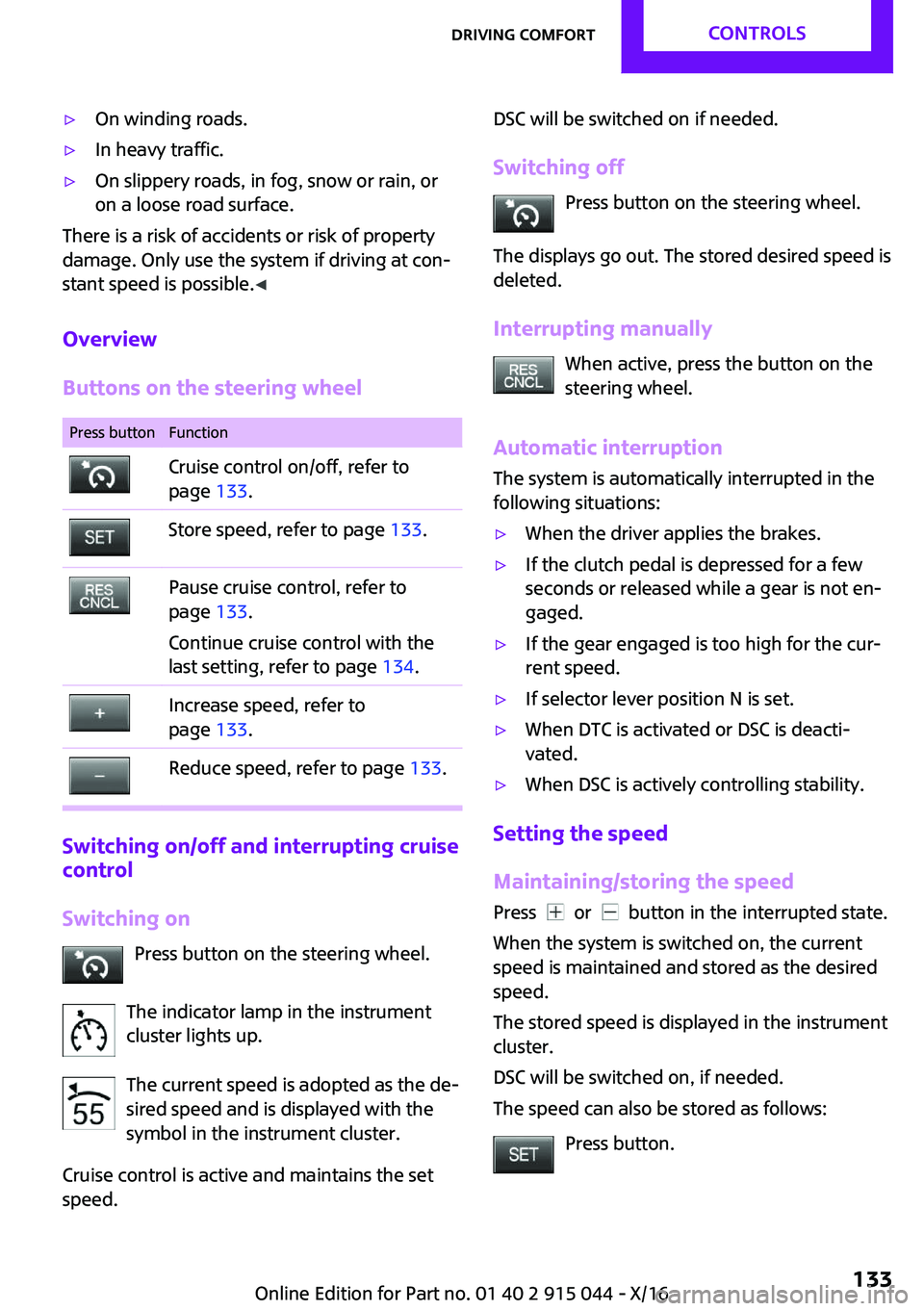 MINI COOPER 2017  Owners Manual '