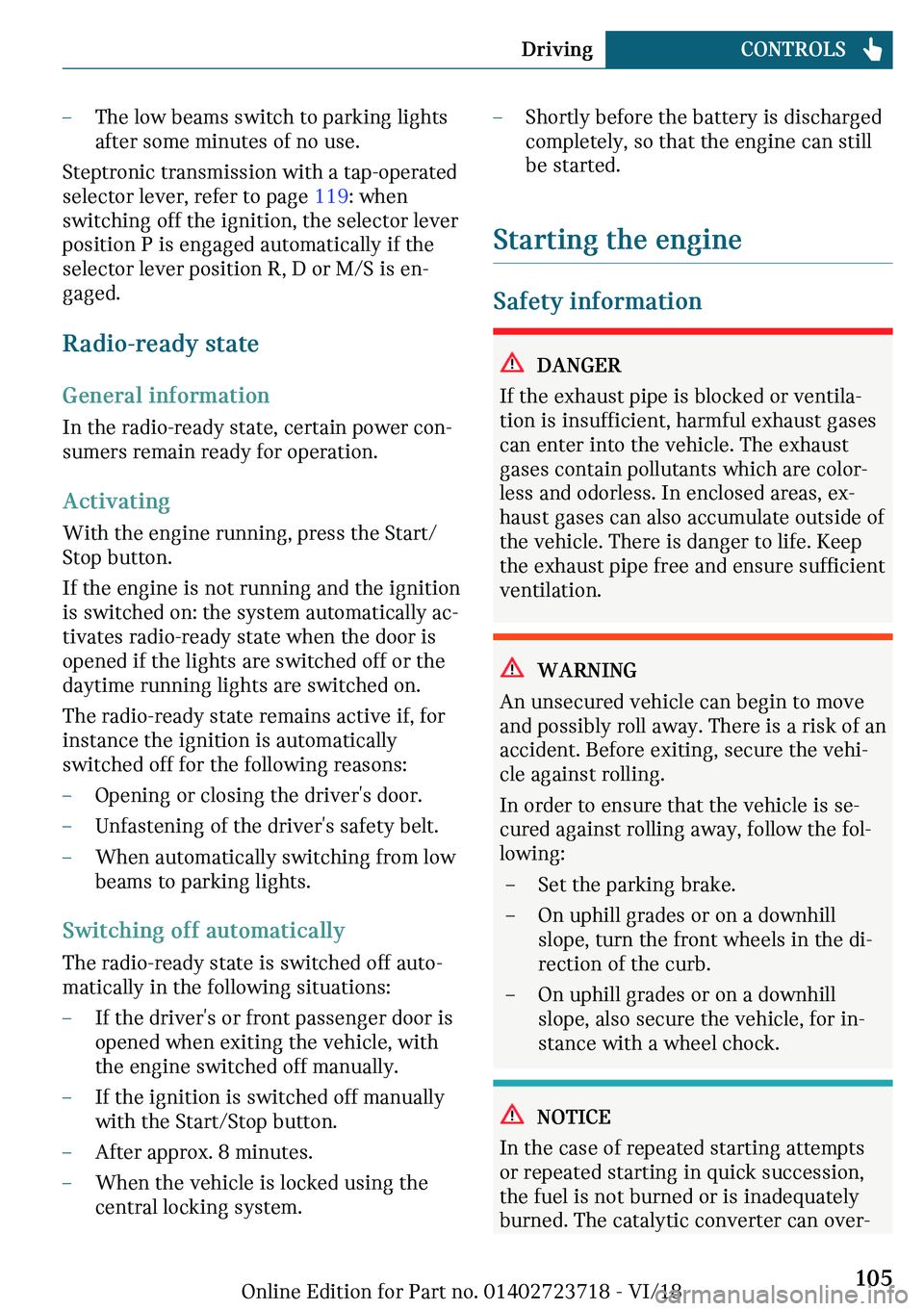 MINI COOPER 2019  Owners Manual 