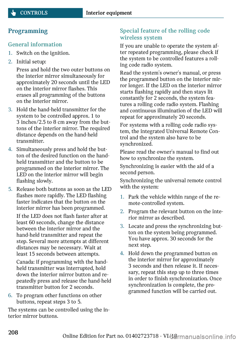 MINI COOPER 2019  Owners Manual �\�r�