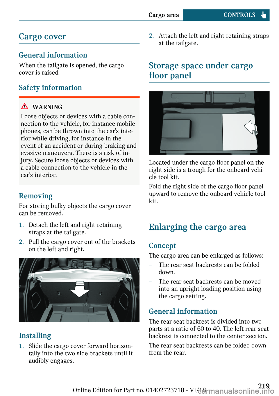 MINI COOPER 2019  Owners Manual �C�