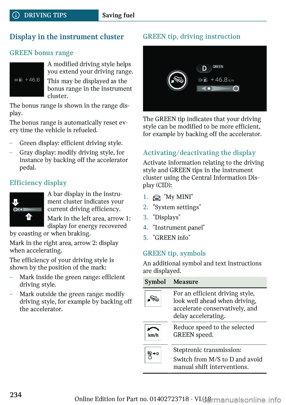 MINI COOPER 2019  Owners Manual ��