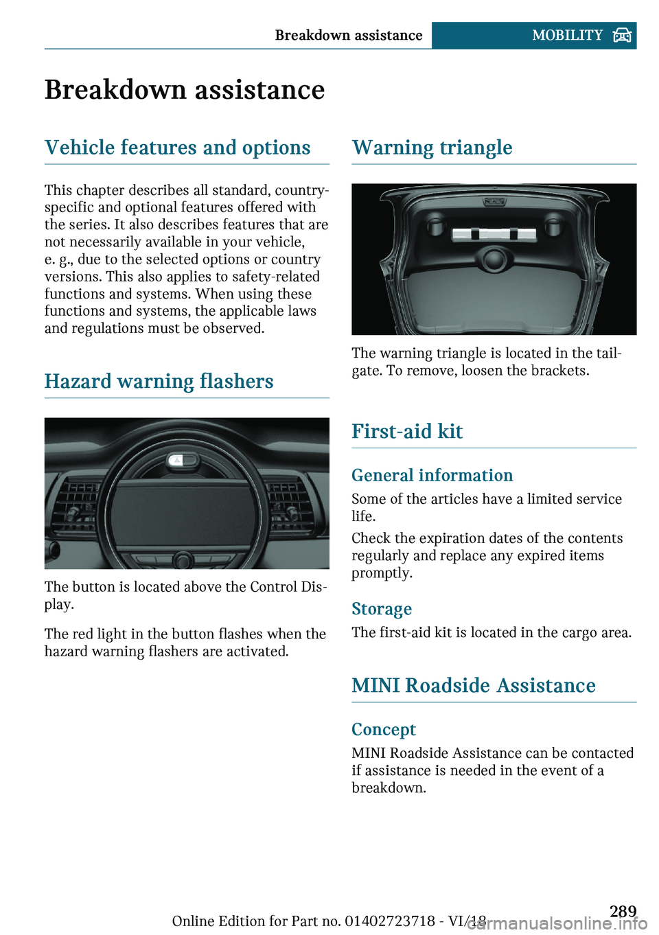 MINI COOPER 2019  Owners Manual �B�r�
