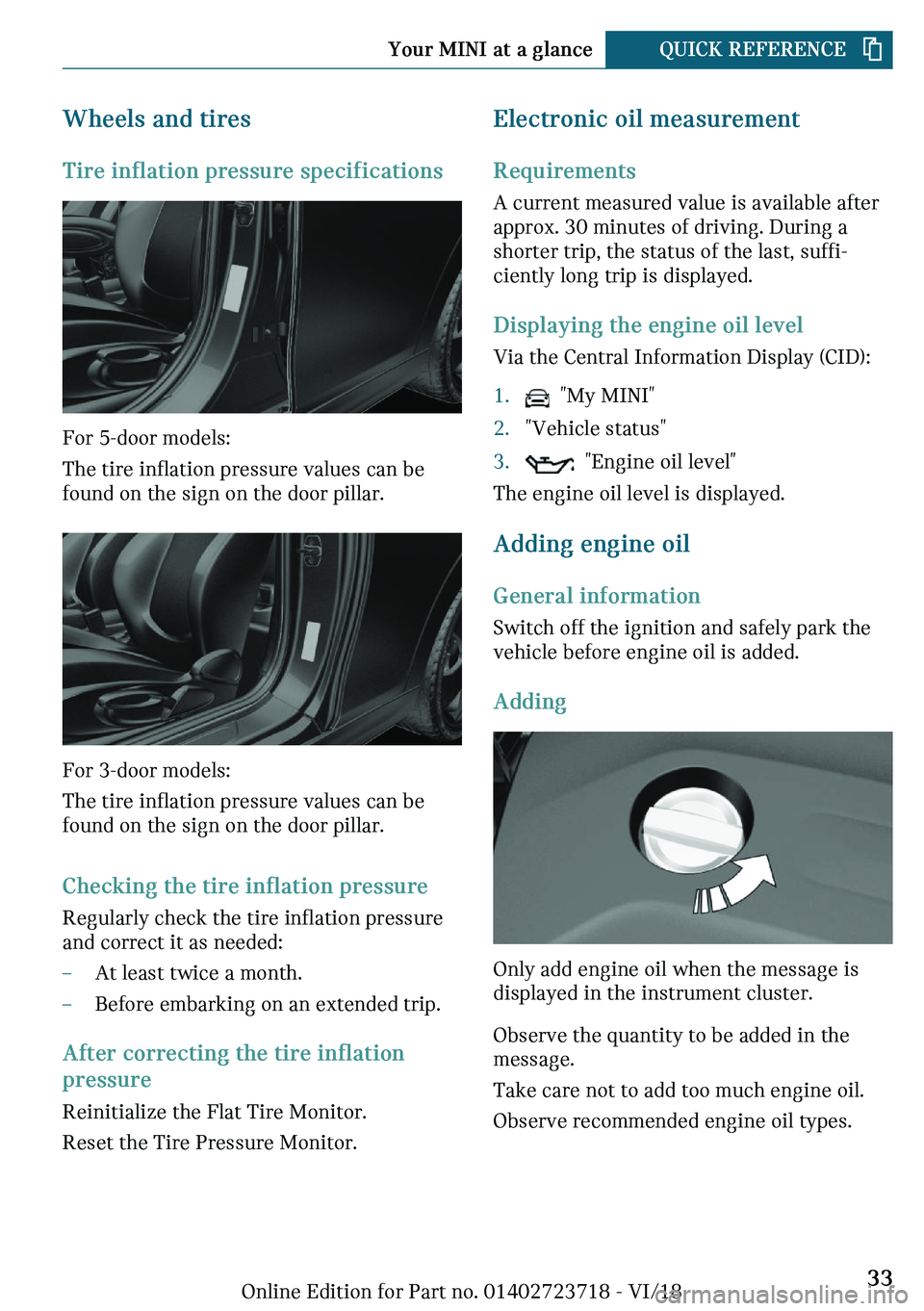 MINI COOPER 2019 Owners Guide �W�