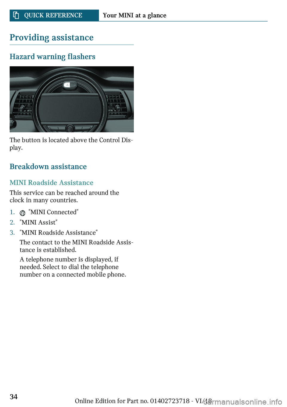 MINI COOPER 2019 Owners Guide �\�r�