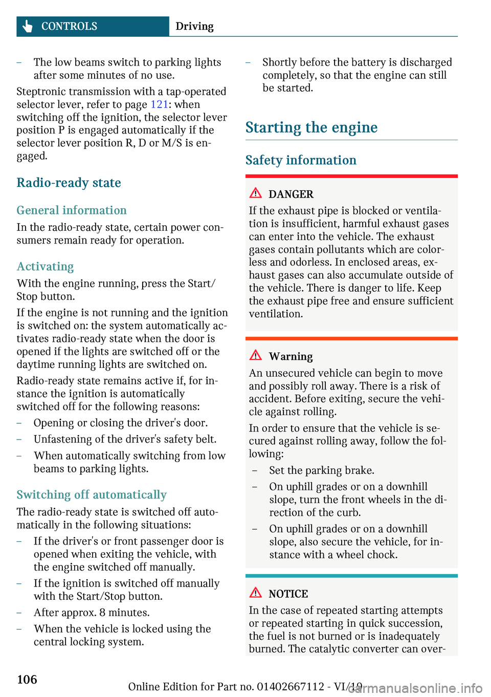 MINI COOPER 2020  Owners Manual 