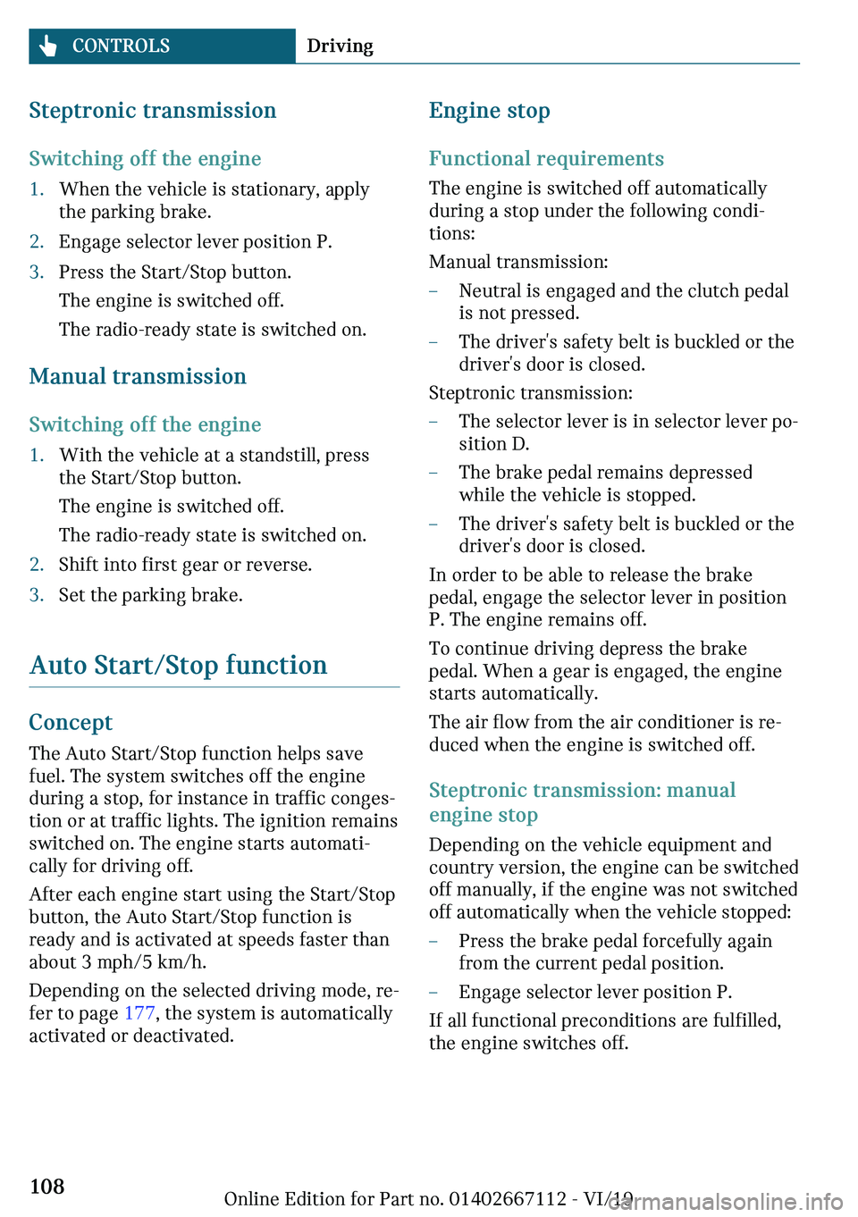 MINI COOPER 2020  Owners Manual �d�
