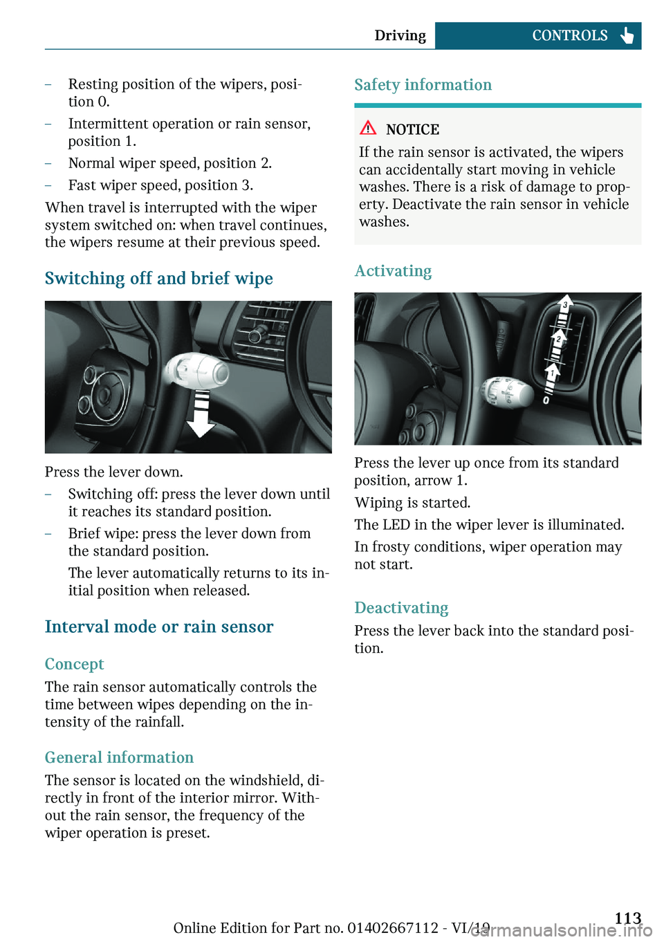 MINI COOPER 2020  Owners Manual 