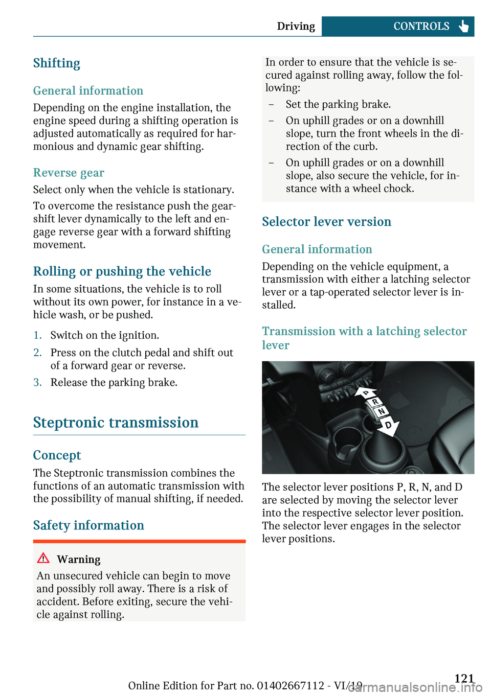 MINI COOPER 2020  Owners Manual �d�