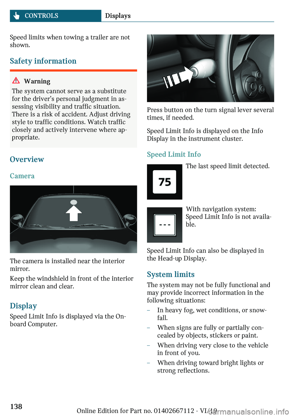 MINI COOPER 2020  Owners Manual �d�