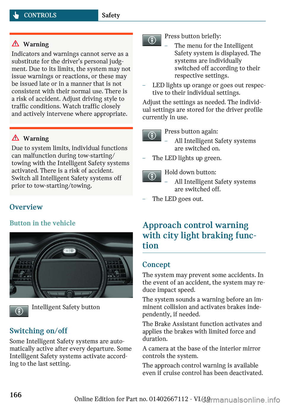 MINI COOPER 2020  Owners Manual �W�