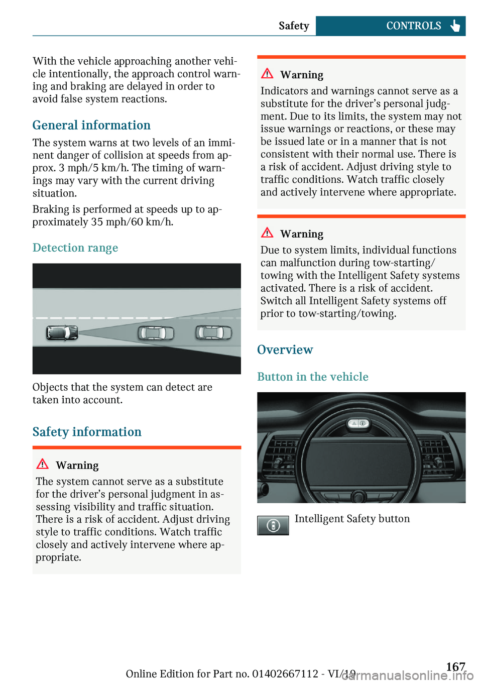 MINI COOPER 2020  Owners Manual �W�