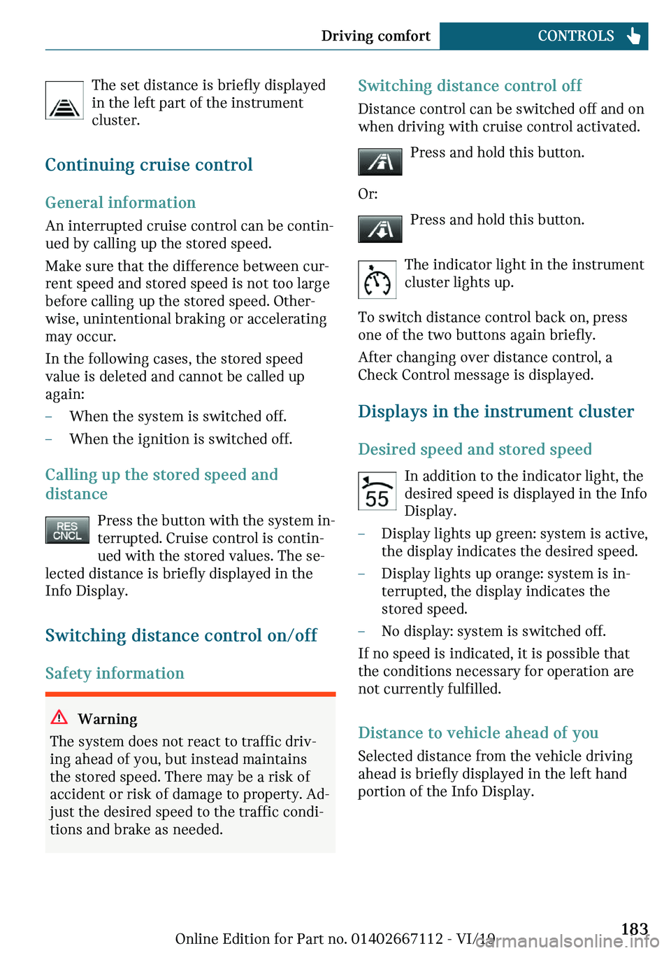 MINI COOPER 2020  Owners Manual �m�