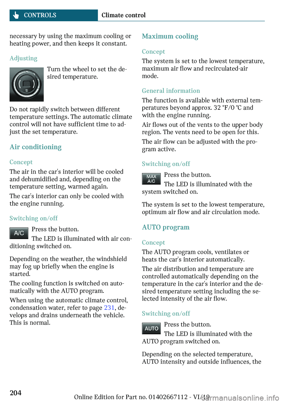 MINI COOPER 2020  Owners Manual �n�