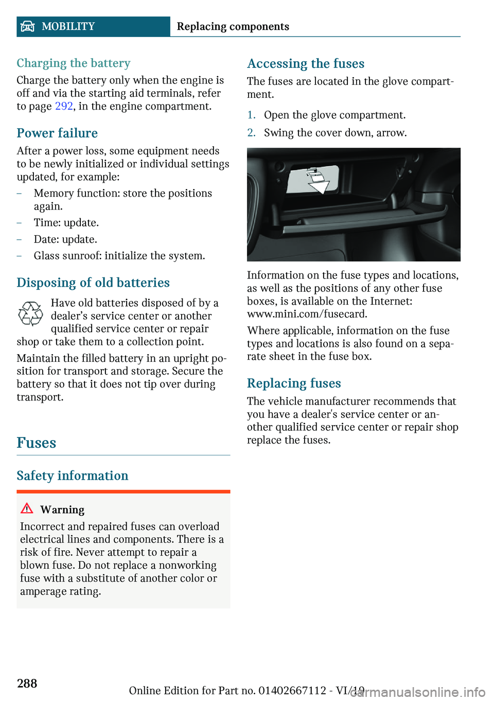 MINI COOPER 2020  Owners Manual �C�