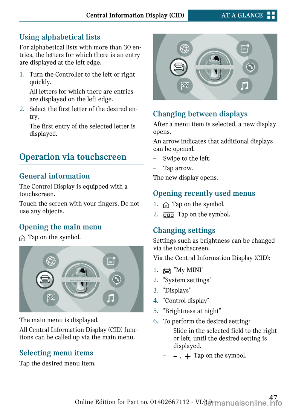MINI COOPER 2020 Service Manual �r�