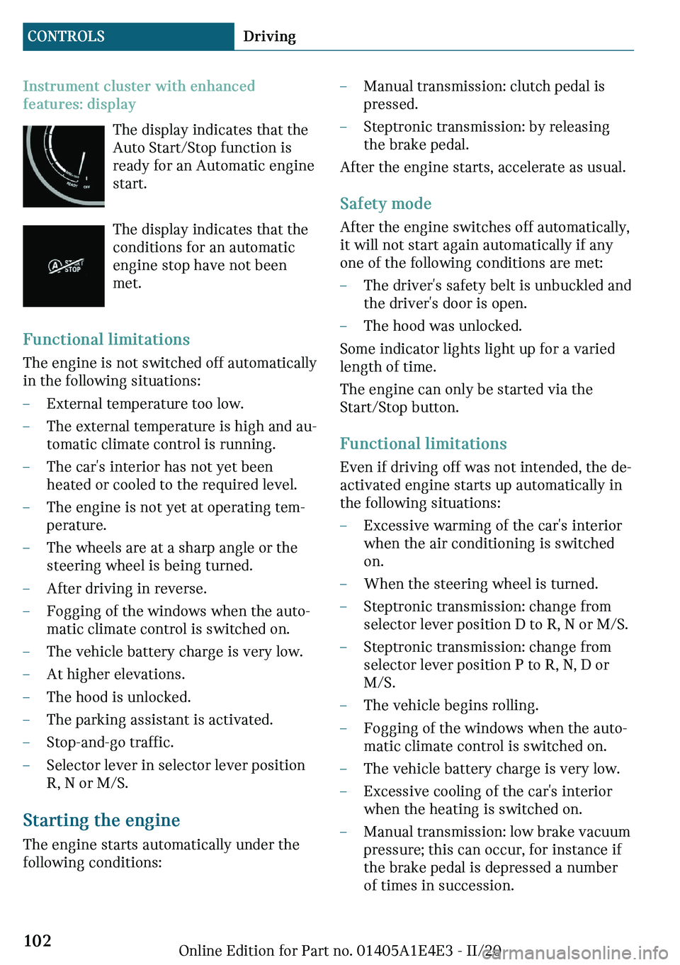 MINI COOPER 2021  Owners Manual �-�n�