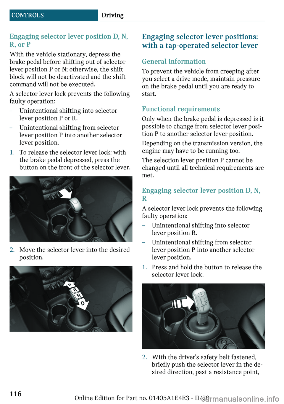 MINI COOPER 2021  Owners Manual ��n�g�