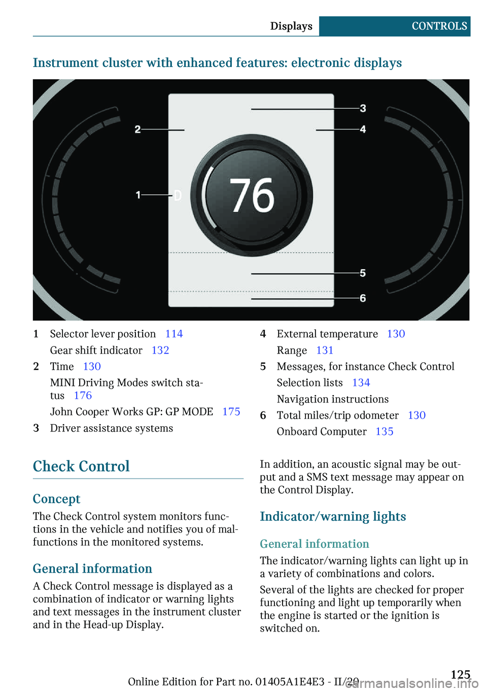 MINI COOPER 2021  Owners Manual �-�n�